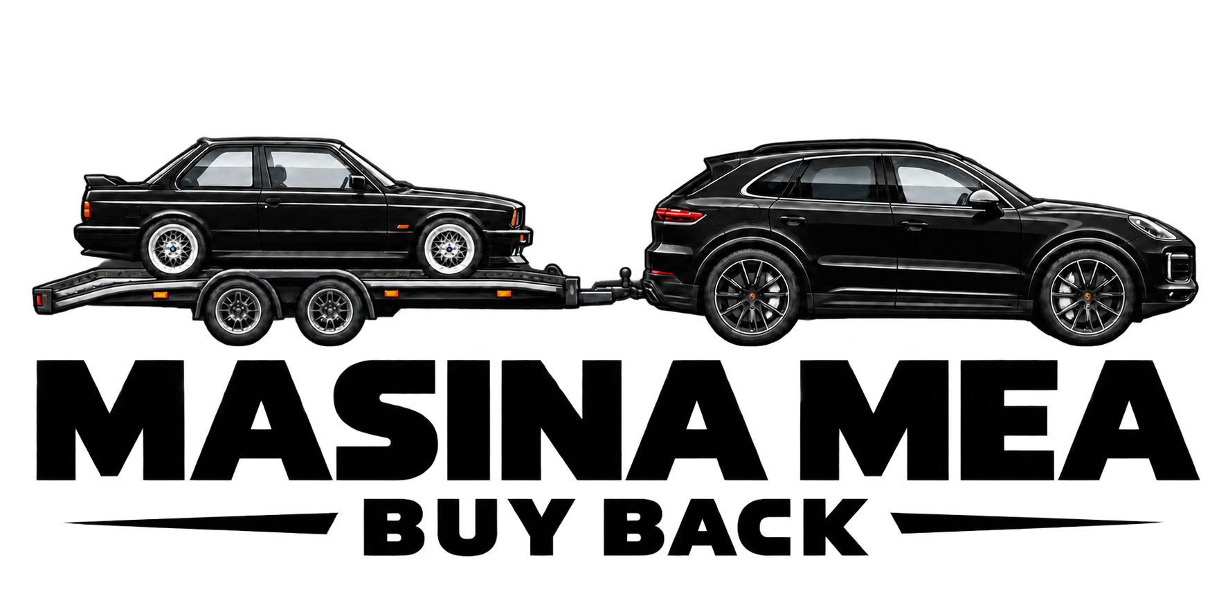 MASINA MEA BUY BACK — Porsche Cayenne cu BMW E30 pe platformă